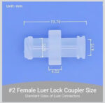 Female to Female Luer Lock Coupler