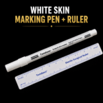 White Skin Marking Pen & Ruler - Image 2